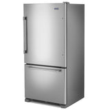 33-Inch Wide Bottom Mount Refrigerator - 22 Cu. Ft.