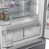 800 Series French Door Bottom Mount Refrigerator 36" Stainless steel (with anti-fingerprint)