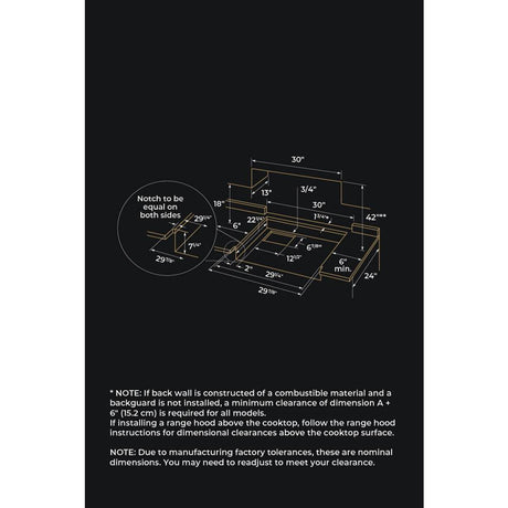 RISE™ 30" Gas Rangetop