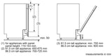 18" Dishwasher Accessory Hinge for 4" Toekick Height Installation