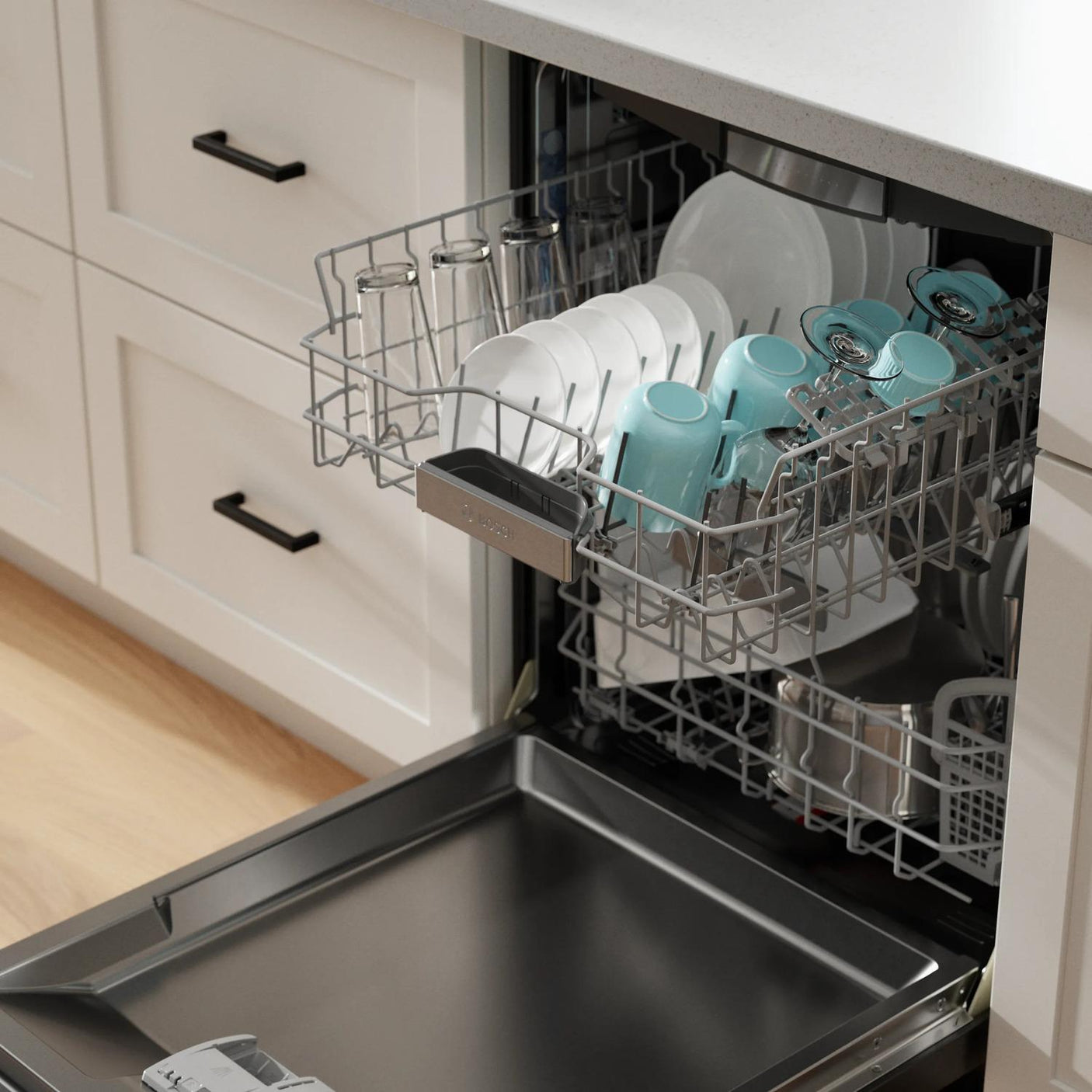 800 Series Dishwasher 24" Brushed black steel anti-fingerprint