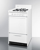 20" Wide Gas Range