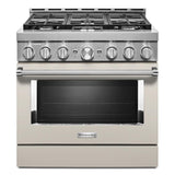 KitchenAid® 36'' Smart Commercial-Style Gas Range with 6 Burners