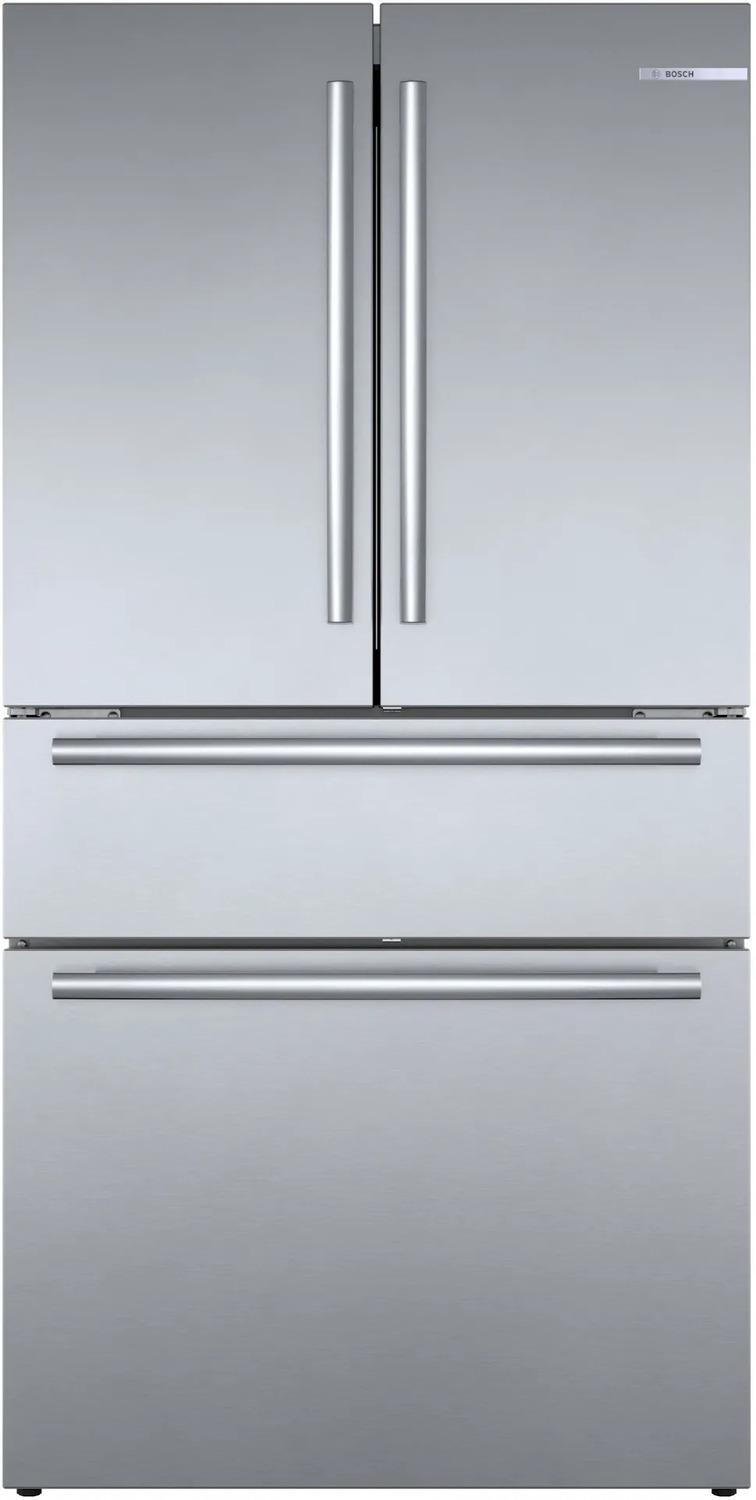 800 Series French Door Bottom Mount Refrigerator 36" Stainless steel (with anti-fingerprint)