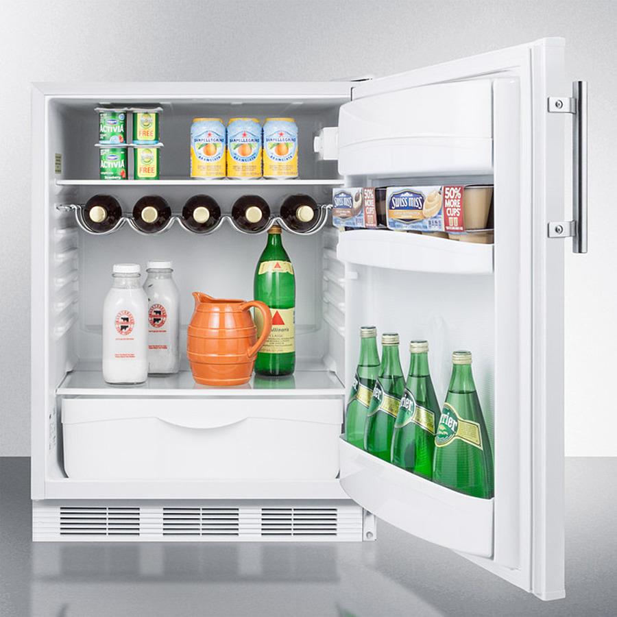 24" Wide All-refrigerator, ADA Compliant