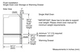 500 Series, 30", Warming Drawer