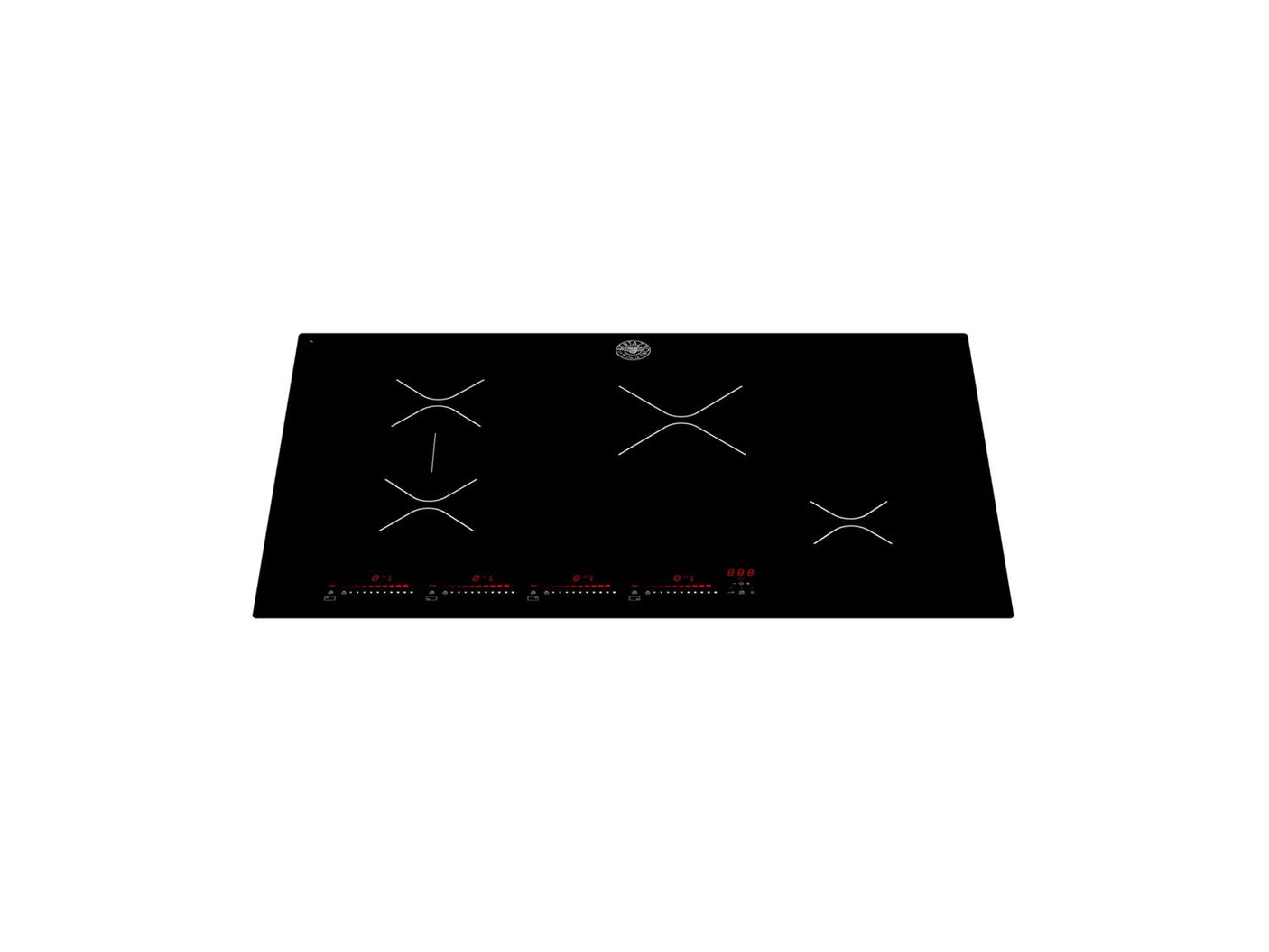 30 4 Induction Zones Cooktop Nero