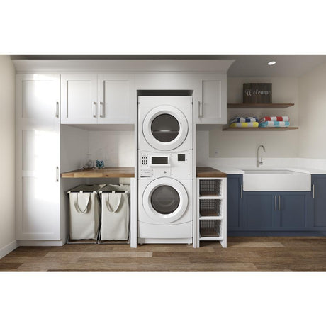 Commercial Electric Stack Washer/Dryer, Non-Vend