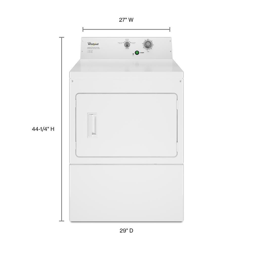 Commercial Electric Super-Capacity Dryer, Non-Coin