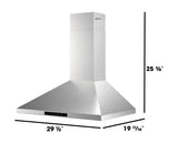 30 in. Wall Mount Chimney Range Hood