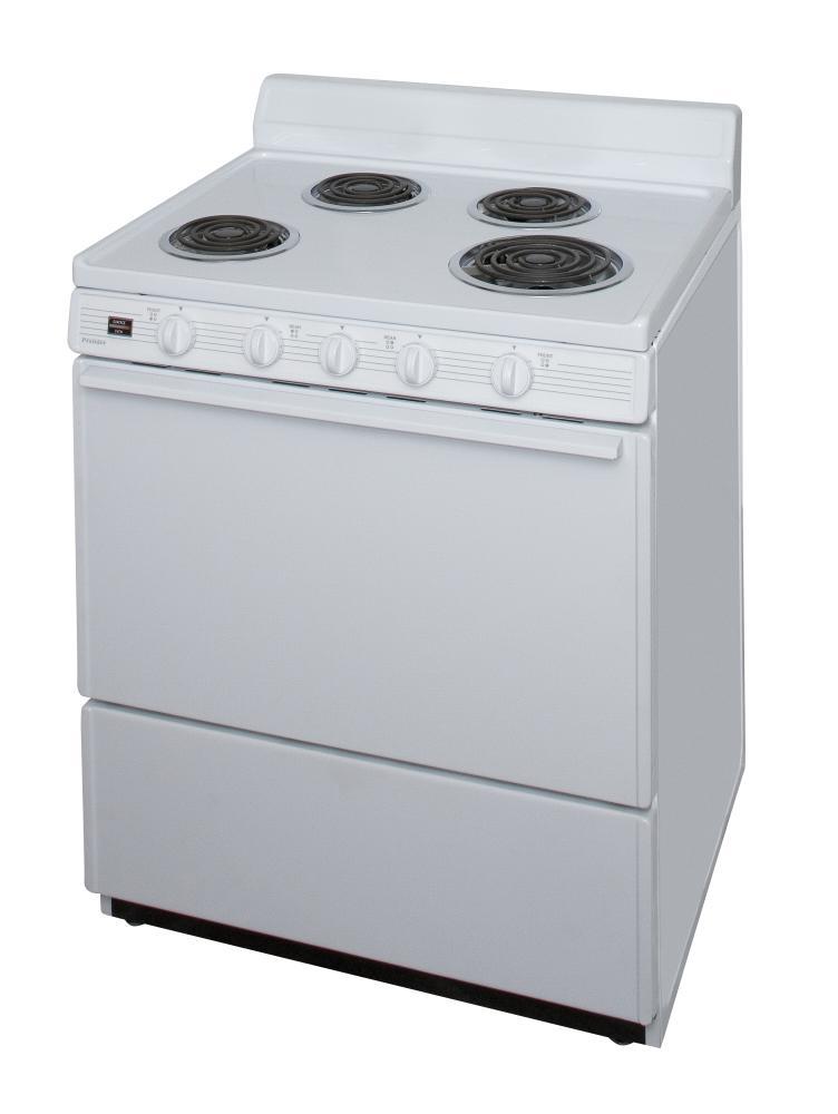 30 in. Freestanding Electric Range in White