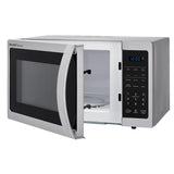 0.9 cu. ft. 900w Sharp Stainless Steel Carousel Countertop Microwave Oven