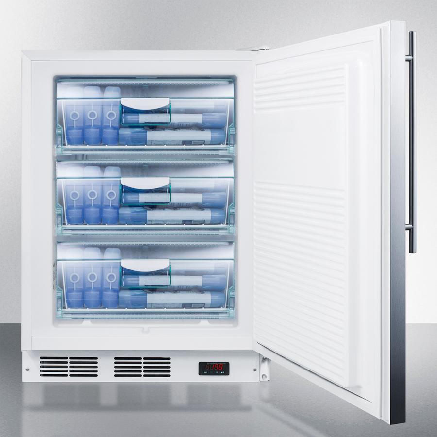 24" Wide Built-in All-freezer, ADA Compliant