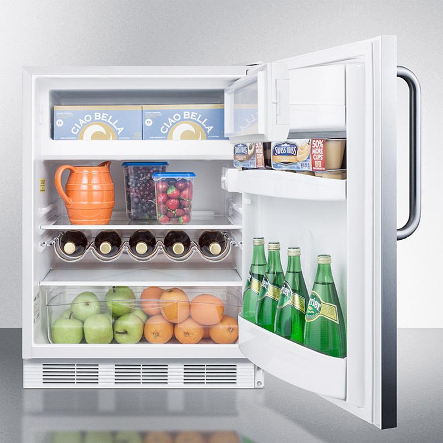 24" Wide Built-in Refrigerator-freezer, ADA Compliant