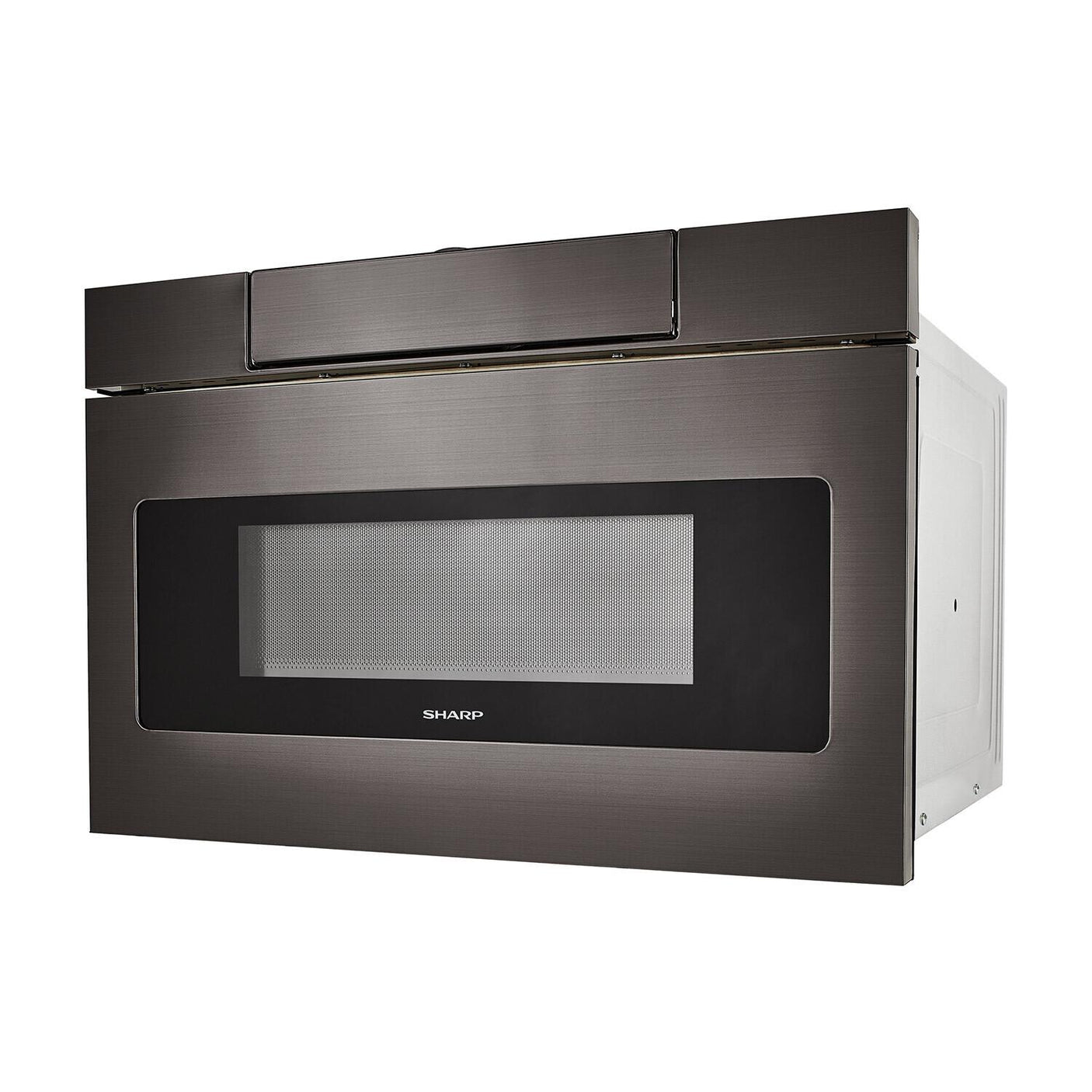 24 in. 1.2 cu. ft. 950W Sharp Black Stainless Steel Microwave Drawer Oven