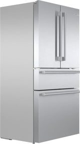 800 Series French Door Bottom Mount Refrigerator 36" Stainless steel (with anti-fingerprint)