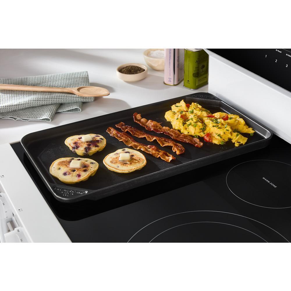 30-inch Smart Electric Smart Range with Air Cooking Technology, No Preheat Air Fry, High Speed Preheat Oven, WipeClean™ Coating, and Steam/Self Clean