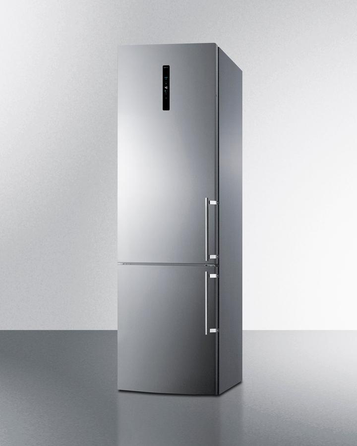 24" Wide Bottom Freezer Refrigerator With Icemaker