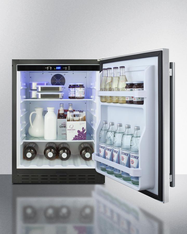 24" Wide Built-in All-refrigerator, ADA Compliant