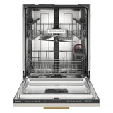 44 dBA Panel-Ready Two-Rack Flush Dishwasher with Door-Open Dry System