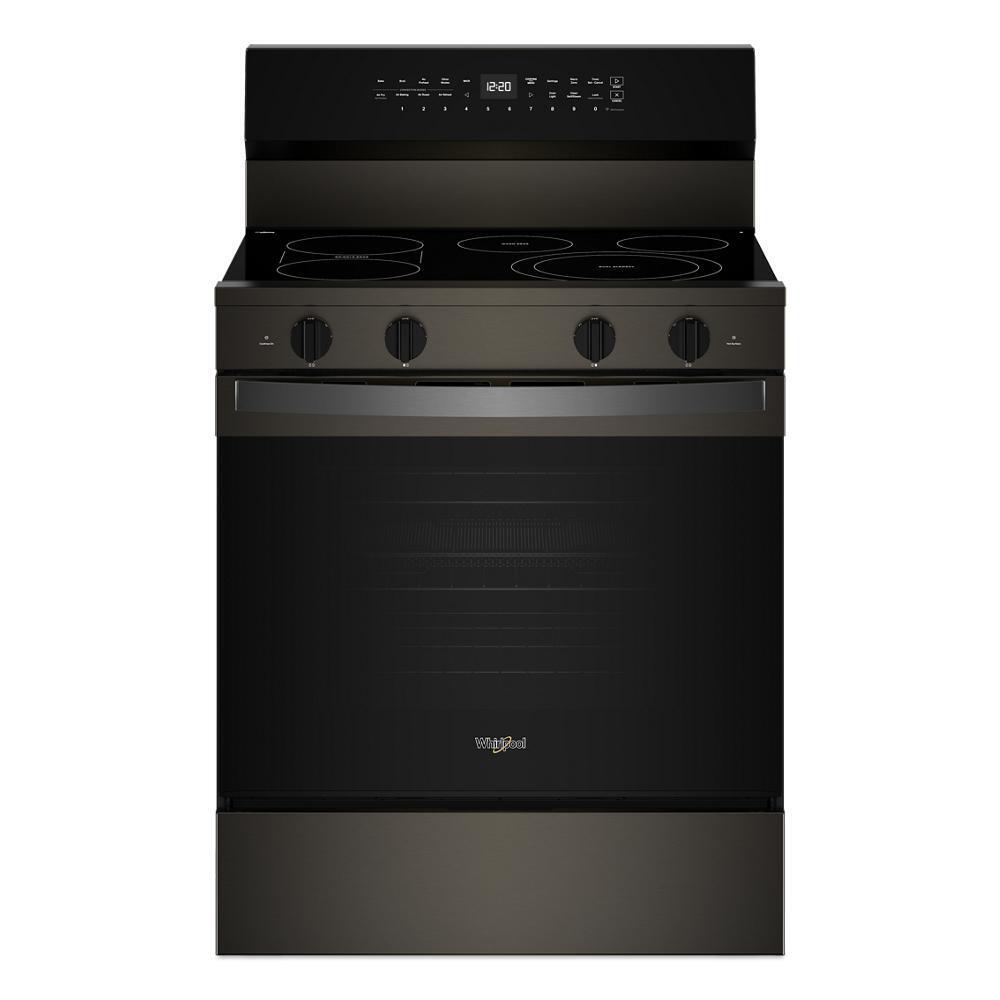 30-inch Electric Smart Range with Air Cooking Technology, No Preheat Air Fry, High Speed Preheat Oven, WipeClean™ Coating, and Steam/Self Clean