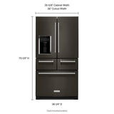 25.8 Cu. Ft. 36" Multi-Door Freestanding Refrigerator with Platinum Interior Design and PrintShield™ Finish