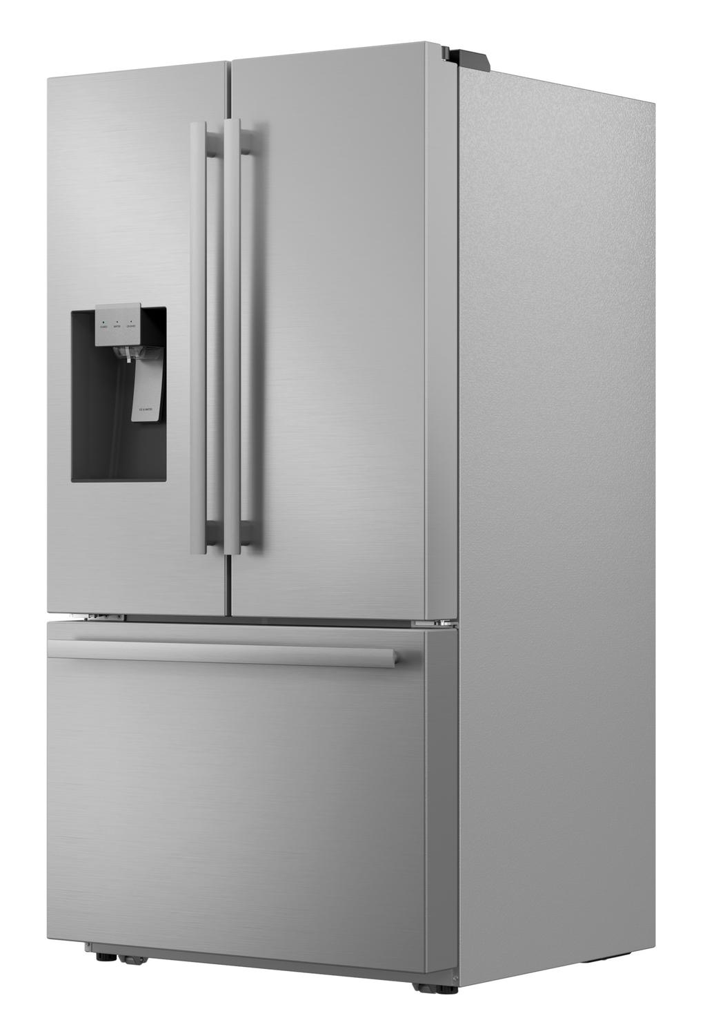 Sharp French 3-Door Refrigerator with Water Dispenser