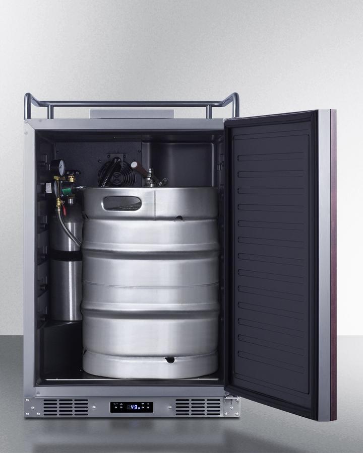 24" Wide Built-in Kegerator (panel Not Included)