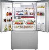 500 Series French Door Bottom Mount Refrigerator 36" Stainless steel (with anti-fingerprint)