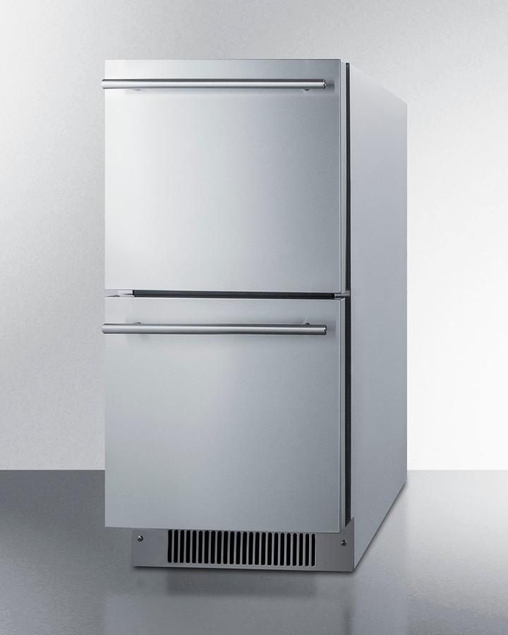 15" Wide 2-drawer All-refrigerator, ADA Compliant