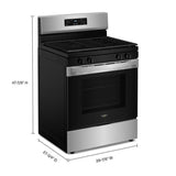 30-inch Self Clean Gas Range with No Preheat Mode