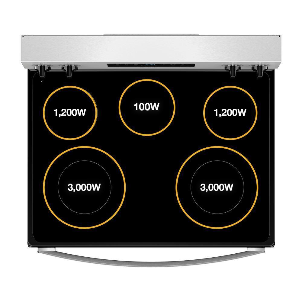 30-inch Electric Range with Steam Clean