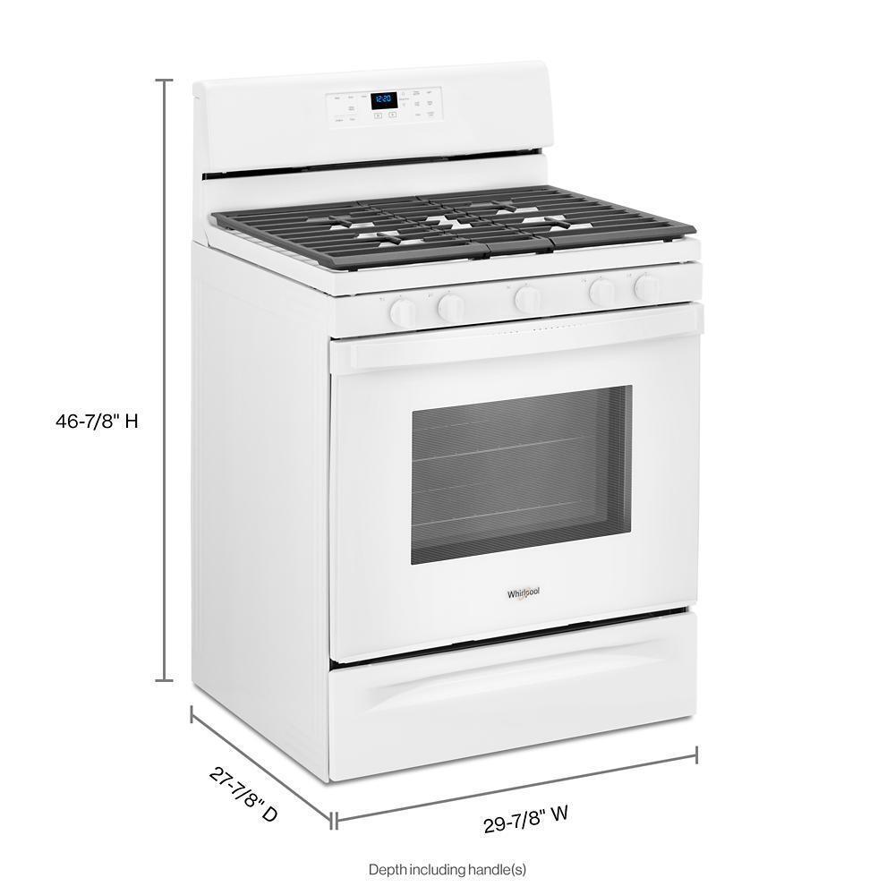 5.0 cu. ft. Gas Range with Center Oval Burner