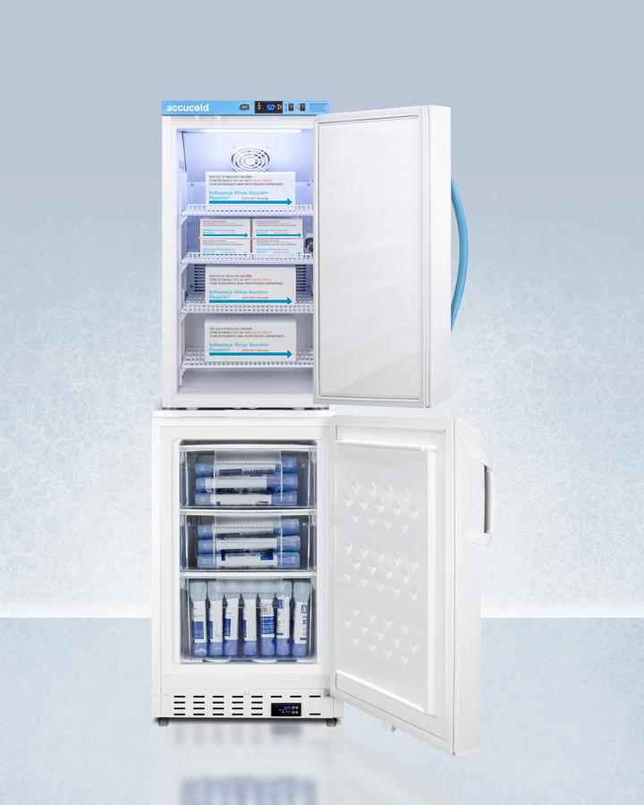 20" Wide Vaccine Refrigerator/freezer Combination