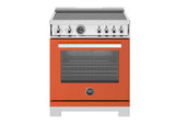 30" Professional Range Induction Self Clean Arancio Orange