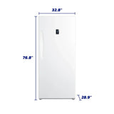 Element Electronics 21.0 cu. ft. Upright Convertible Freezer/Refrigerator - White, ENERGY STAR (EUF21CEBW)