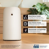 Sharp Smart Plasmacluster Ion Air Purifier with True HEPA + Humidifier for Extra Large Rooms