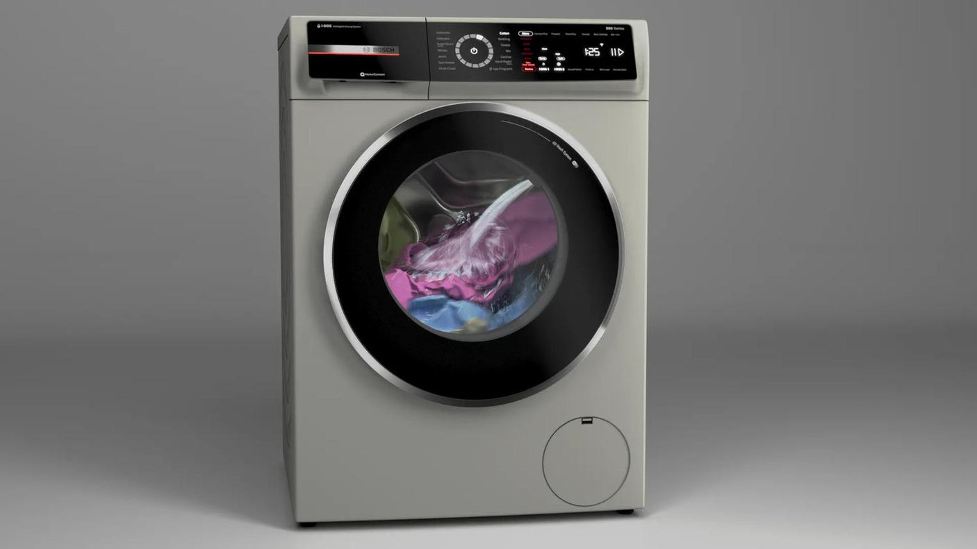 800 Series Compact Washer , Pearl Steel