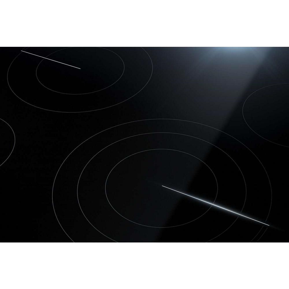 Black Floating Glass 36" JX3™ Electric Downdraft Cooktop