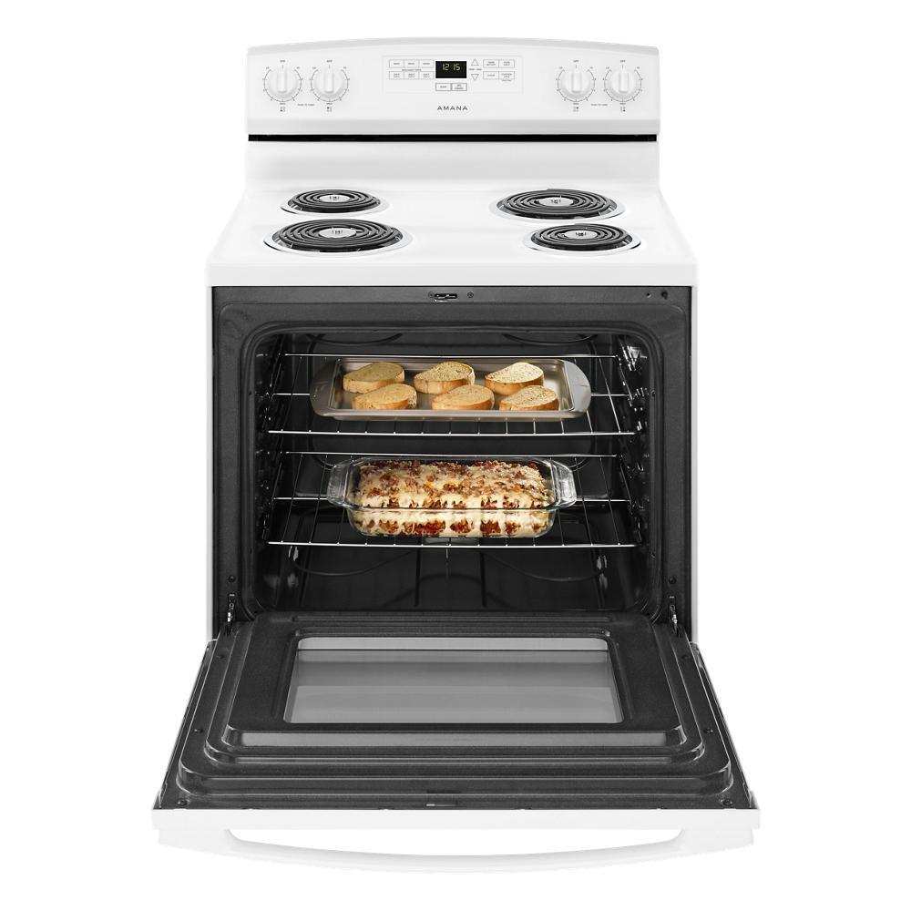 30-inch Amana® Electric Range with Bake Assist Temps