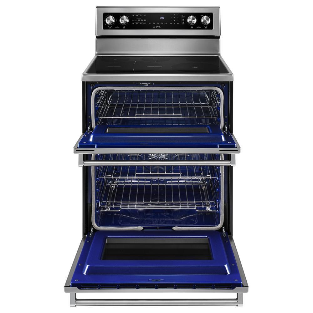 30-Inch 5 Burner Electric Double Oven Convection Range