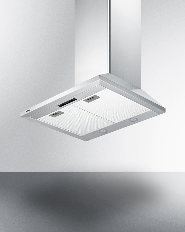 24" Wide Wall-mounted Range Hood, ADA-compliant