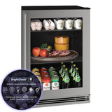 Hre124 24" Refrigerator With Stainless Frame Finish and Brightshield (115 V/60 Hz)