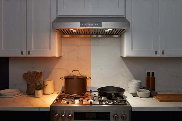 Hauslane  Chef 30-in Ducted Matte White Undercabinet Range Hood