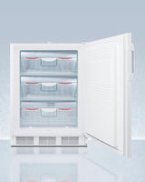 24" Wide Built-in All-freezer, Certified To Nsf/ansi 456 Standard for Vaccine Storage, ADA Compliant