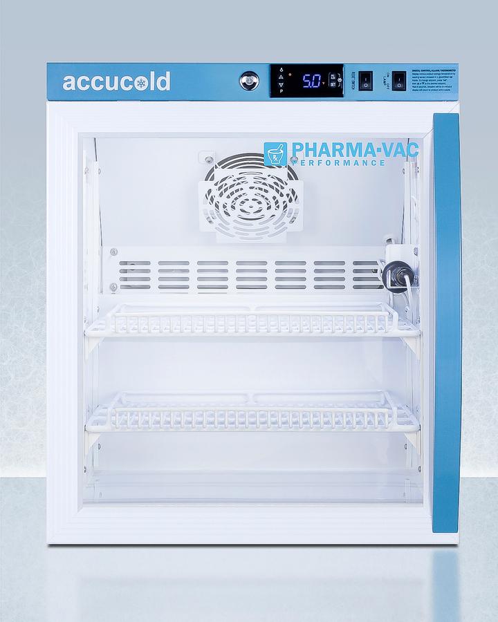 2 CU.FT. Compact Vaccine Refrigerator, Certified To Nsf/ansi 456 Vaccine Storage Standard