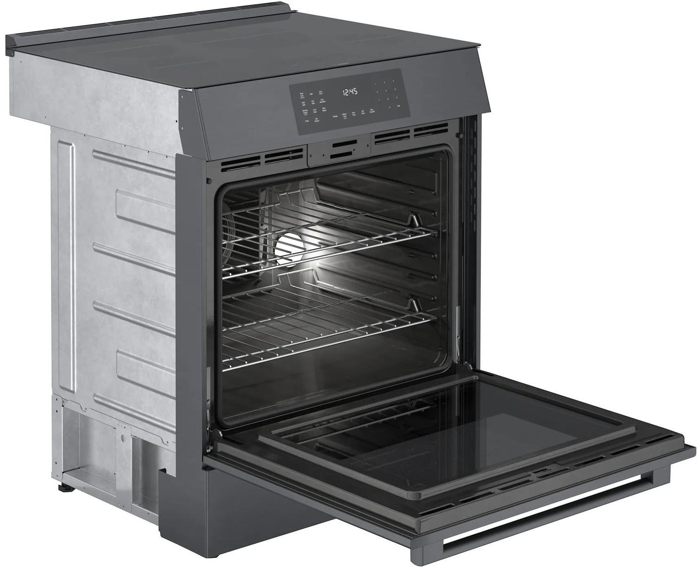 800 Series Induction Slide-in Range 30" Black Stainless Steel