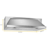 36" Convertible Under-Cabinet Hood