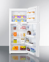 30" Wide Top Freezer Refrigerator