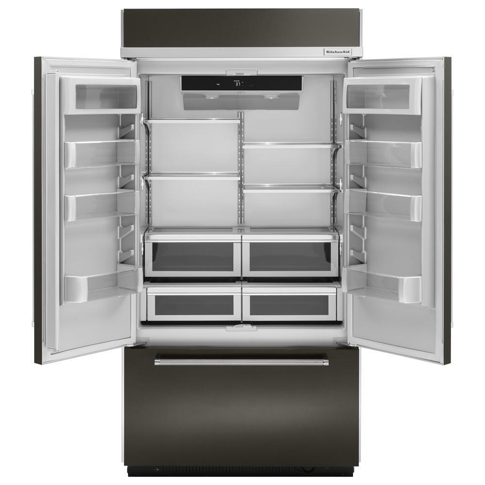 24.2 Cu. Ft. 42" Width Built-In Stainless French Door Refrigerator with Platinum Interior Design